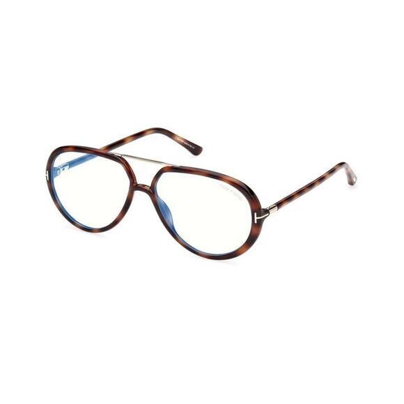 New Authentic Tom Ford FT5838-B/V 053 Aviator Eyeglasses - Picture 1 of 4